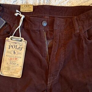 Ralph Lauren Men's Corduroy Pants in Rich Brown